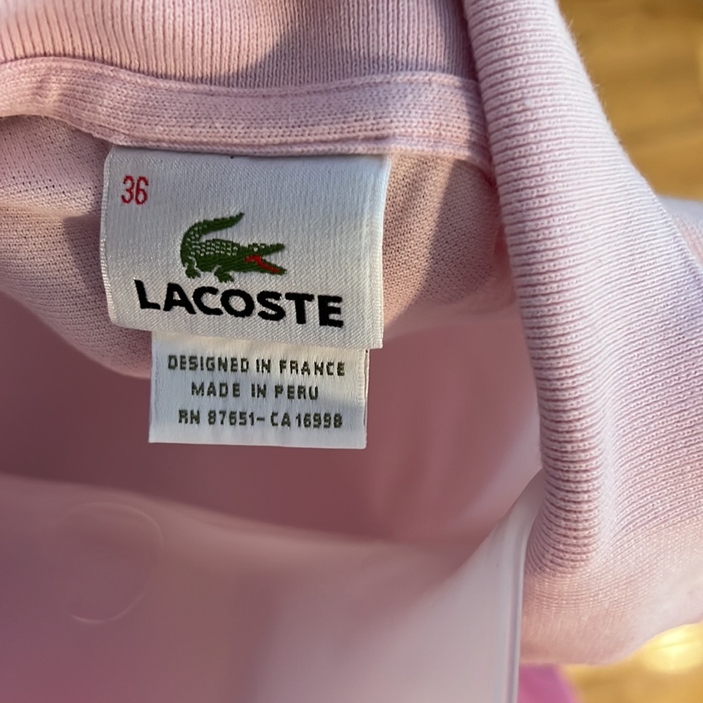 Lacoste Collared Tank Top - Picture 3 of 3